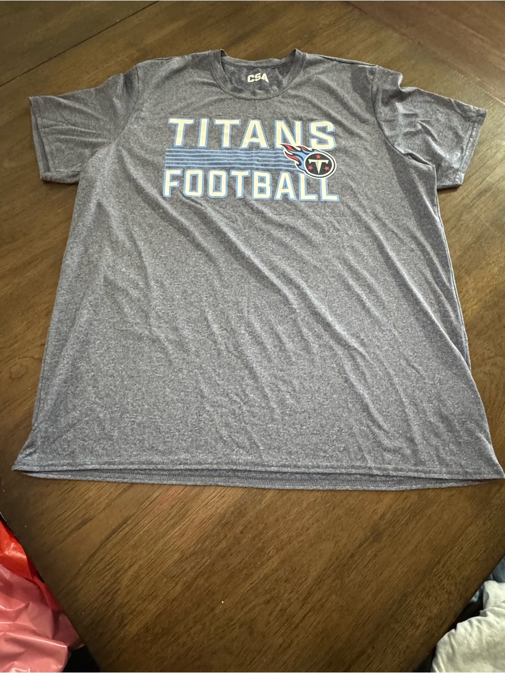 Titans Football Short Sleeve Tee - Gray